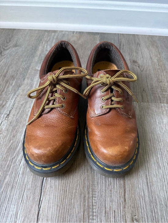 Dr. Martens Shoes - Dr Martens Docs Brown Leather Lace-Up Shoes Oxford Shoes Brown Unisex Size 4 / 5